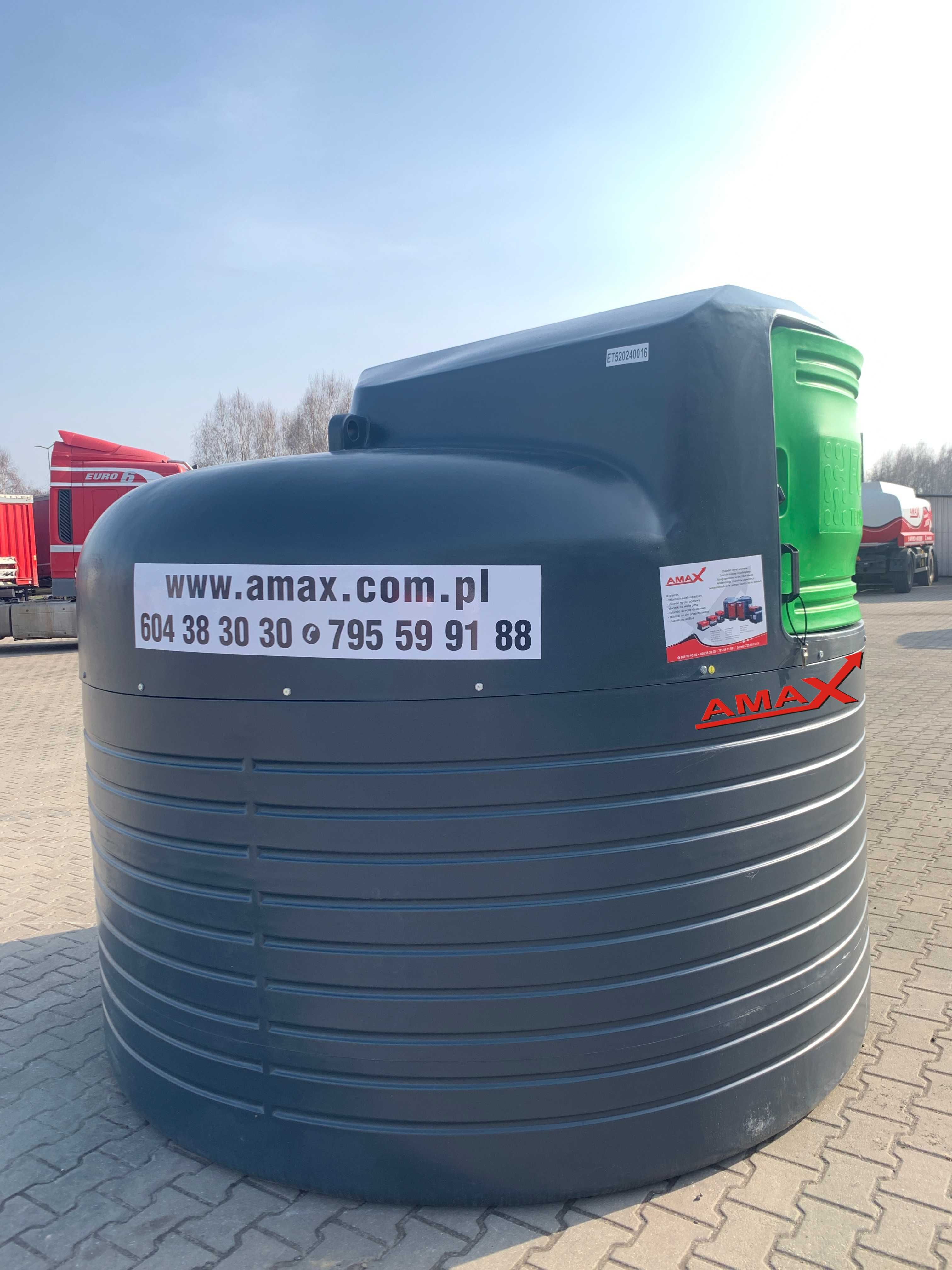 Zbiornik na paliwo 5000 l na ropę, olej napędowy, diesel AMAX promocja