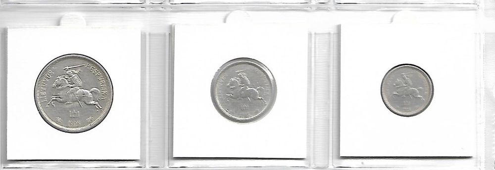 Moedas de Prata Lituania