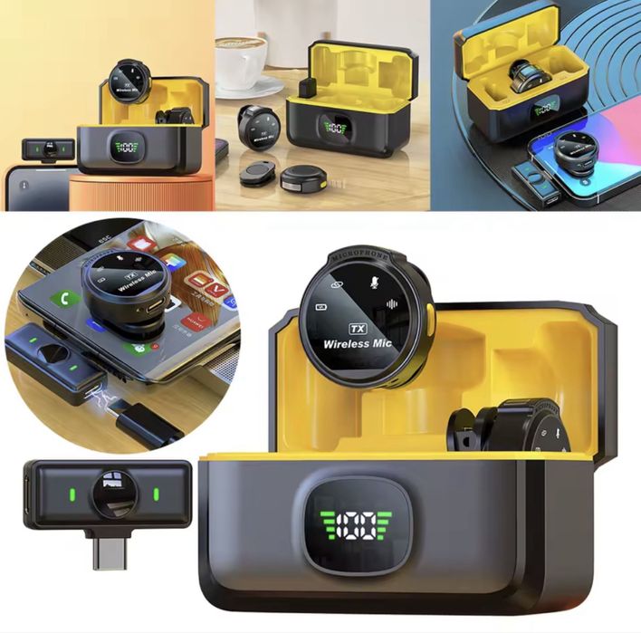 Microfone Lapela USB-C para Iphone ou Adroid