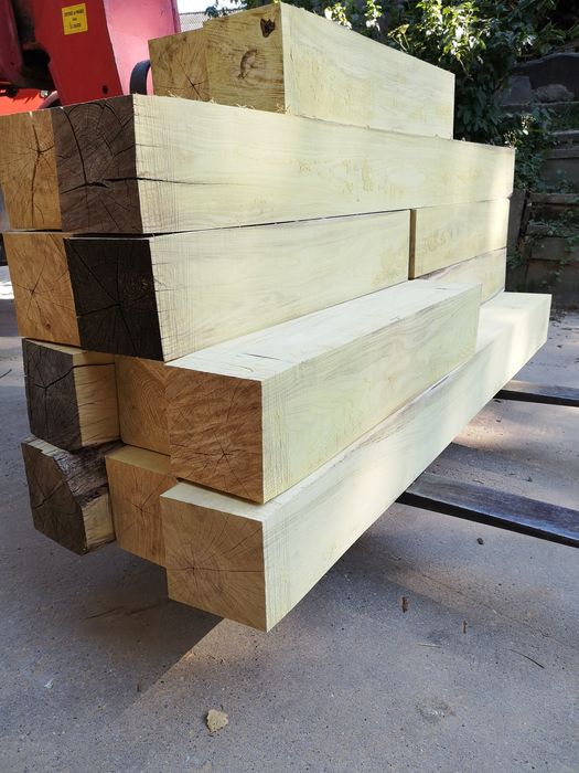 Slupki ogrodzeniowe, kantówki, graniak , palisada,akacja