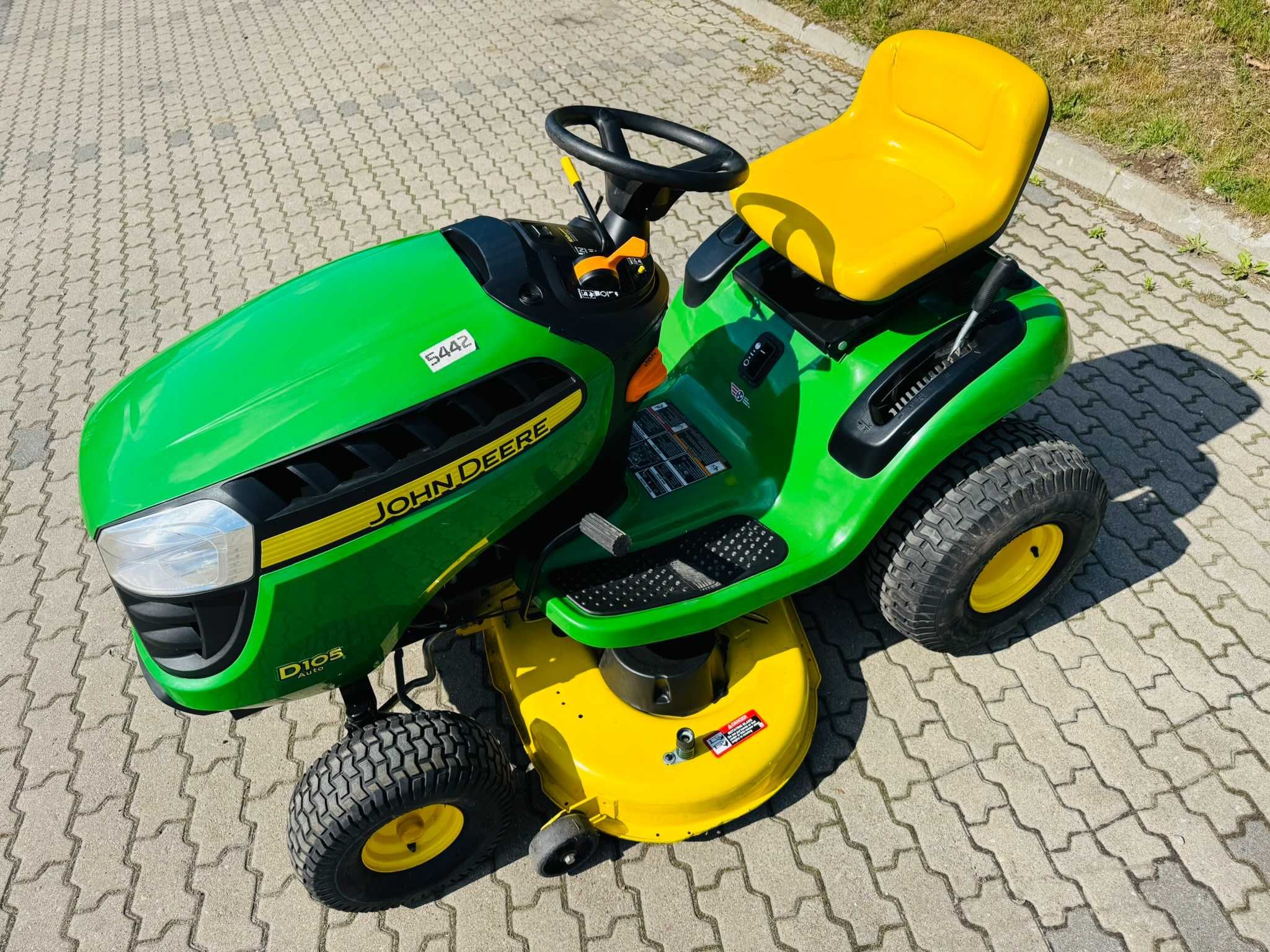 Traktorek kosiarka John Deere D105 Briggs&Stratton z USA! 21KM