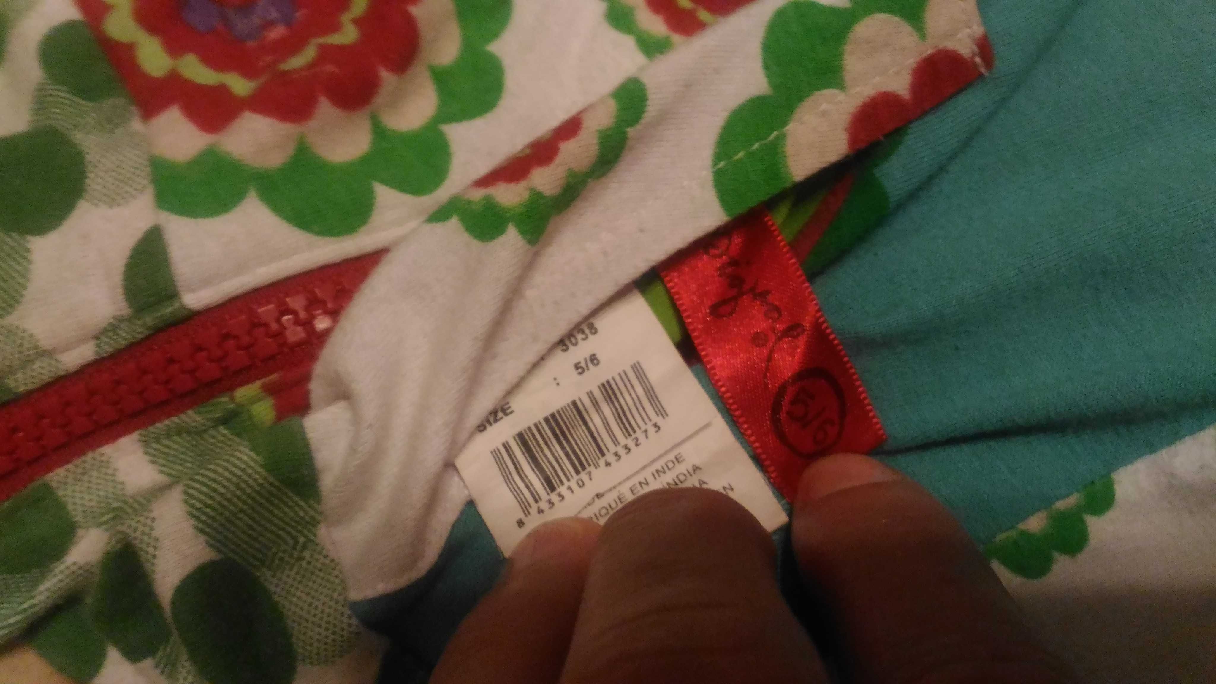 Bluza dwustronna Desigual krótki rękaw 116 - 120