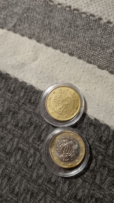 Várias moedas monaco, vaticano,sao marino,malta