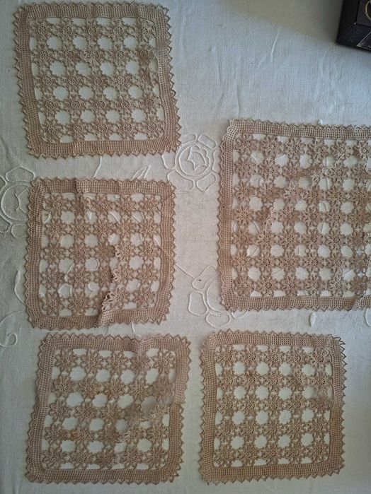 conjunto de naperons de quarto