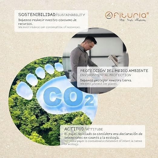 papier recyklingowy a4 250 sztuk ekologiczny fituria80 gr/m do biura