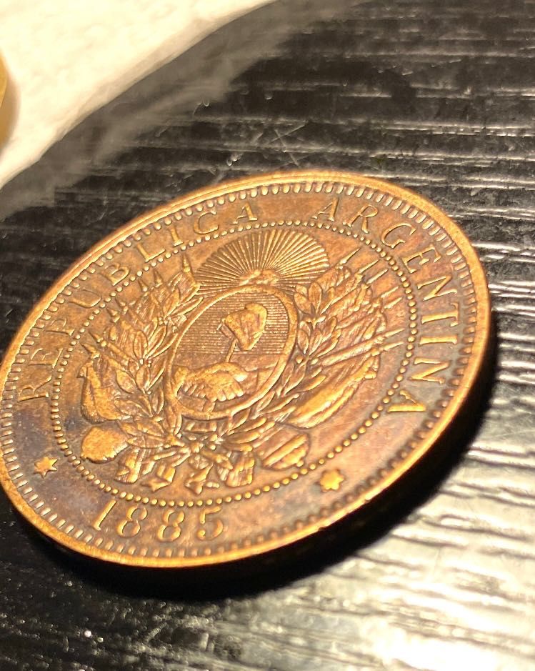 Moeda Argentina 1855