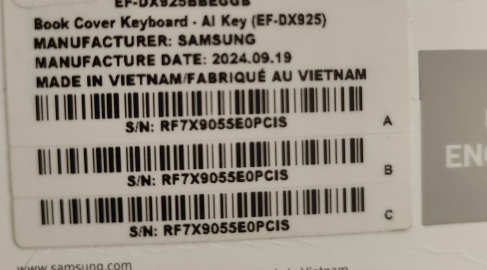 Чохол клавіатура для samsung galaxy tab s10 ultra, s9 ultra, 5g model