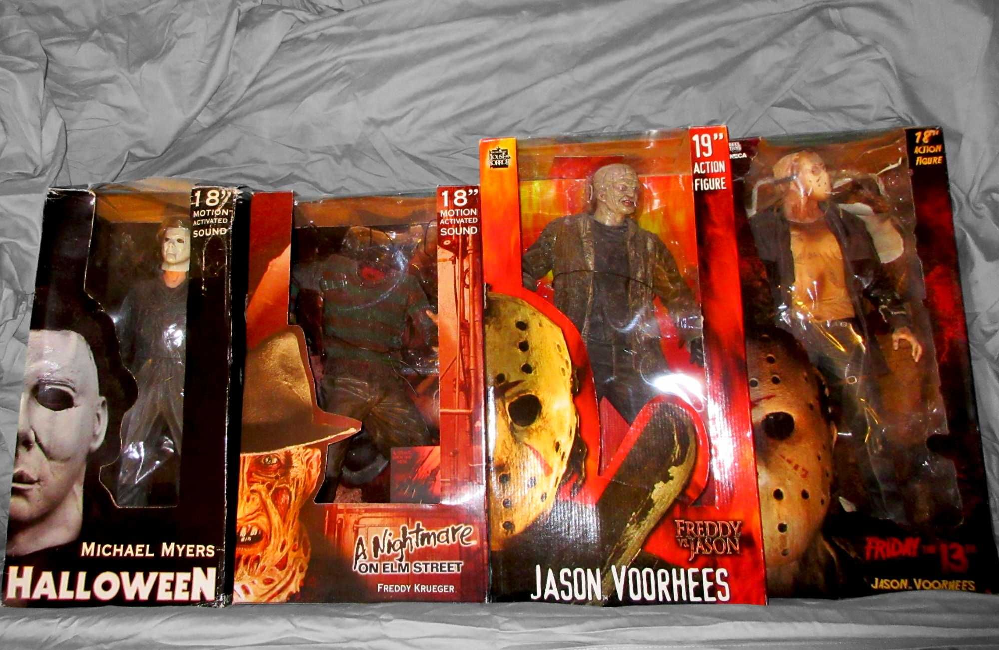 4 x NECA Zestaw Figurek 45 cm Freddy, Jason Voorhees, Michael Myers