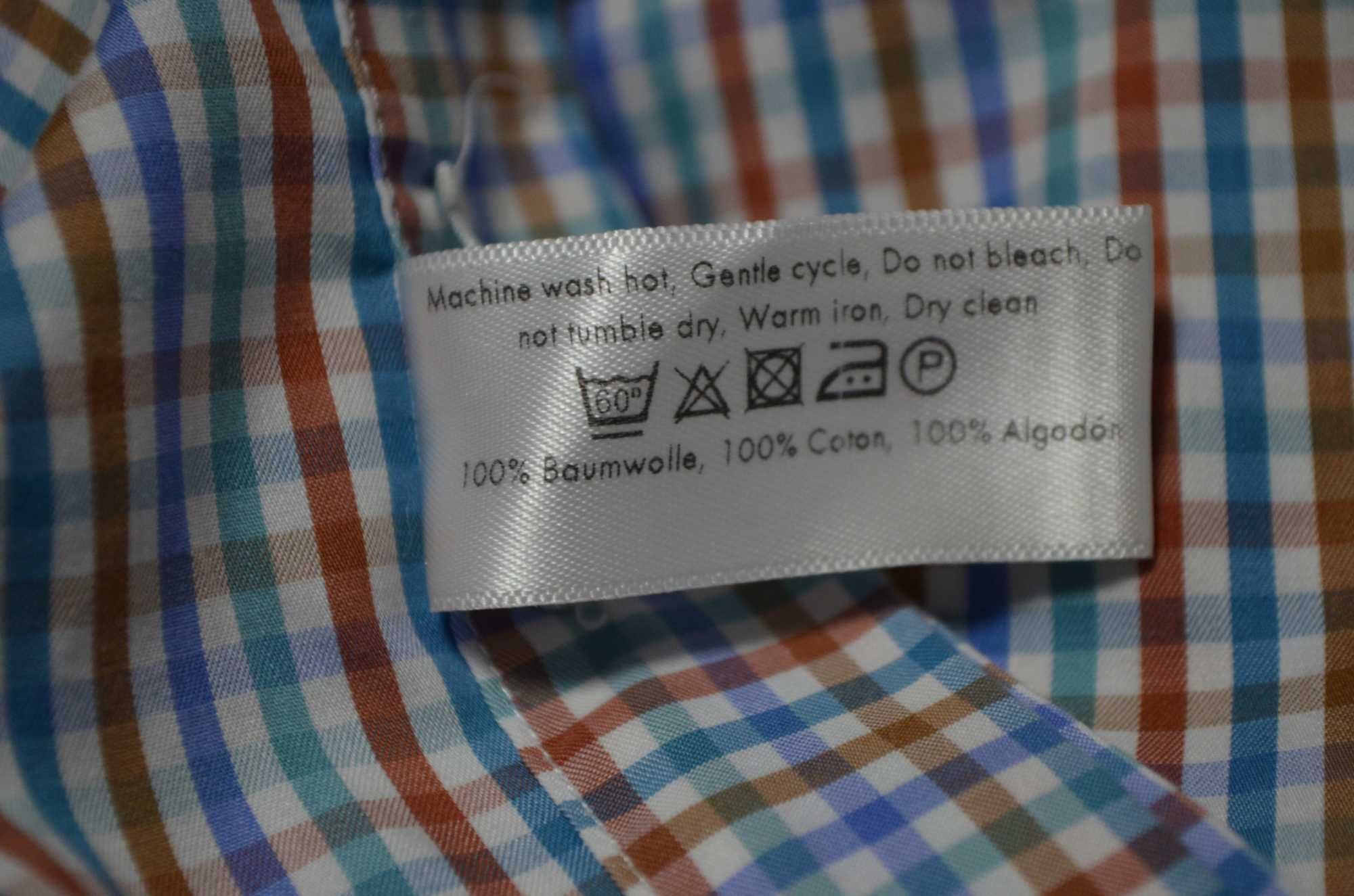 Рубашка ETON Men Shirts Button Down Twill Size 42 - 16 1/2, Сорочка