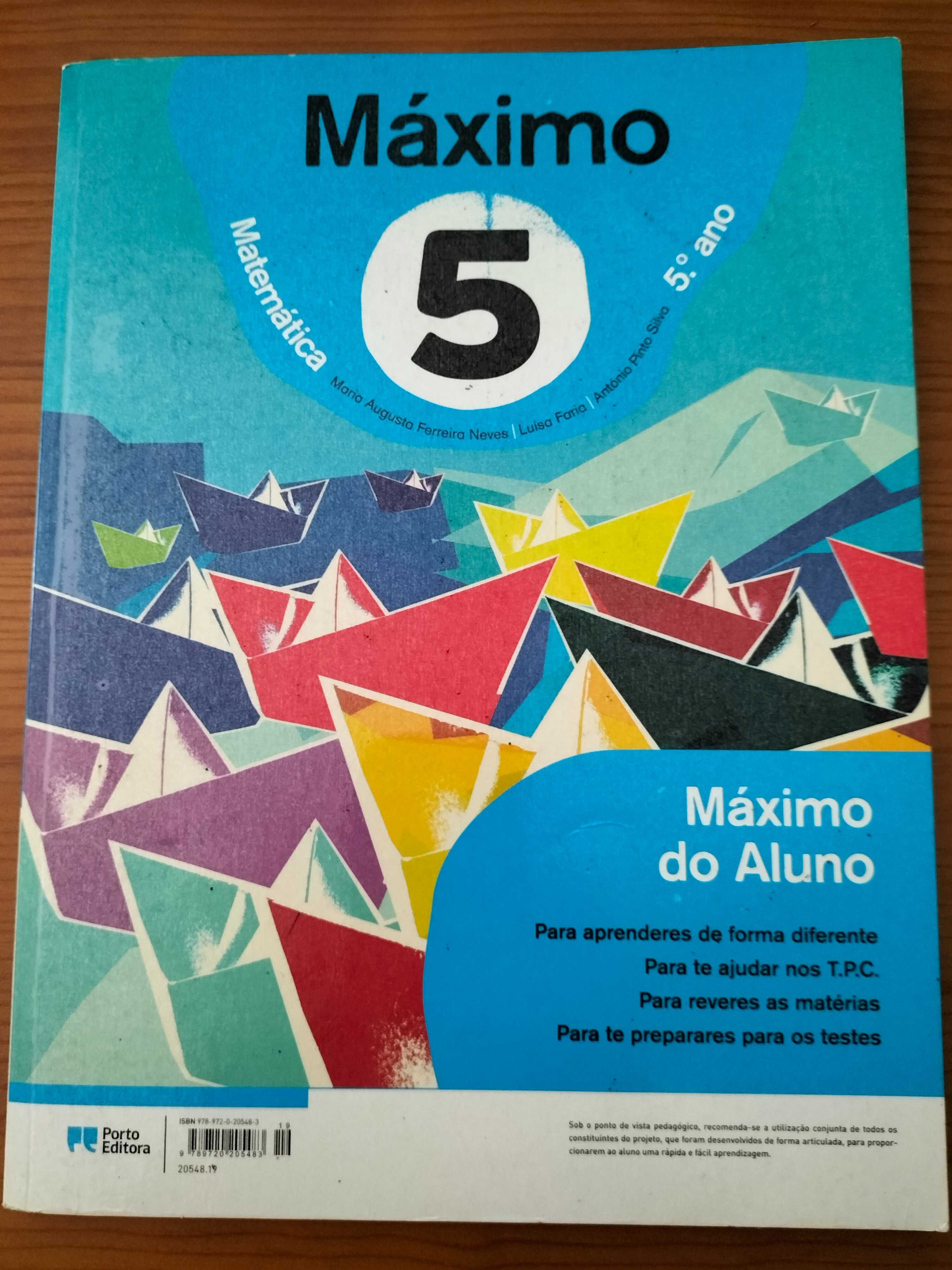 Caderno de Actividades Matemática 5 Ano - Máximo