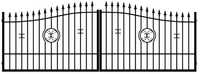 brama wjazdowa dwuskrzydłowa WENUS nowoczesna ogrodzenie DOSTAW GRATIS