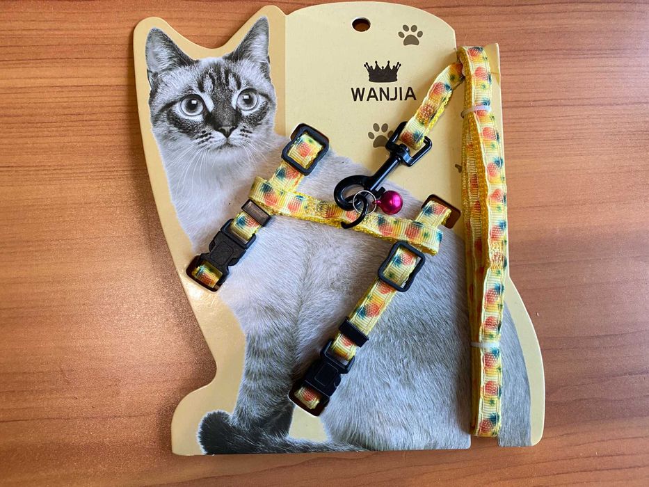 Шлейка для кота. Нове.З малюнком.