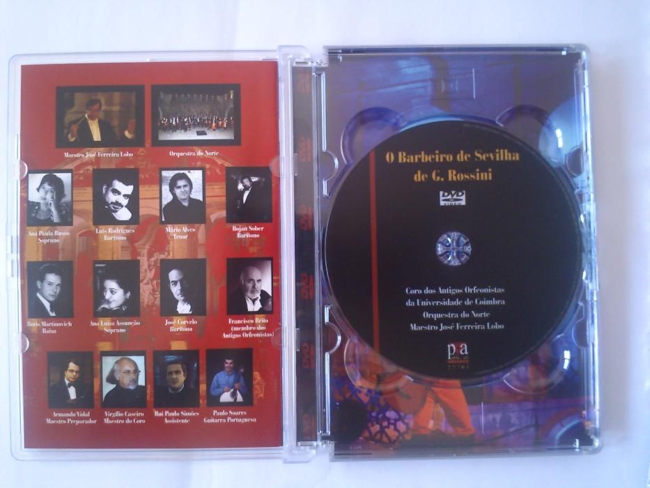 O Barbeiro de Sevilha, G.Rossini DVD Orquestra do Norte