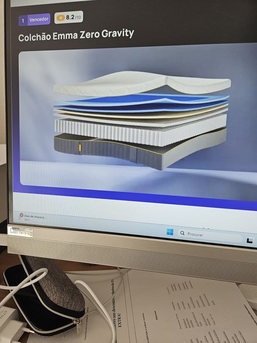 Colchão Emma zero gravity 160x200 com fatura e garantia