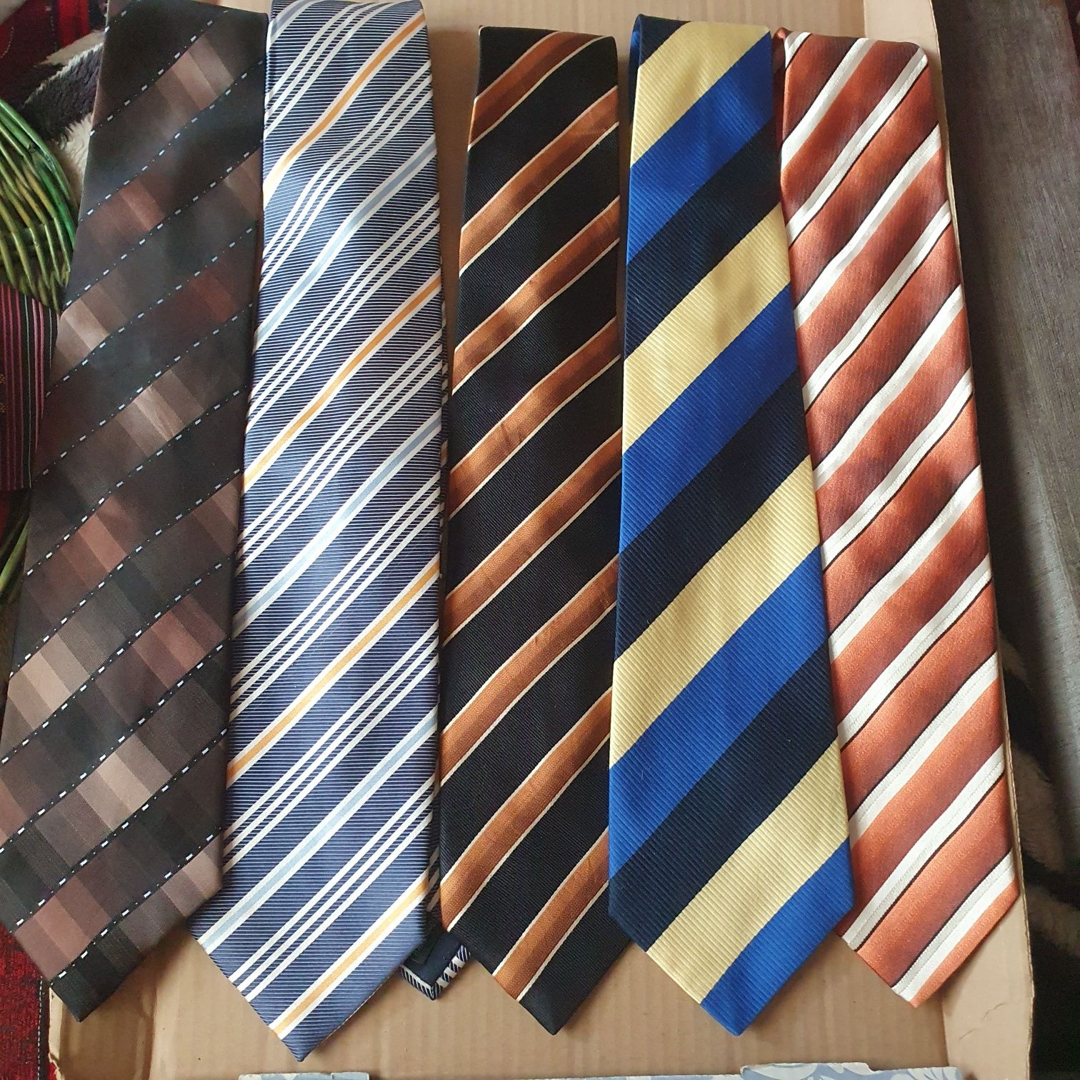 Zestaw krawatów 20a jedwab