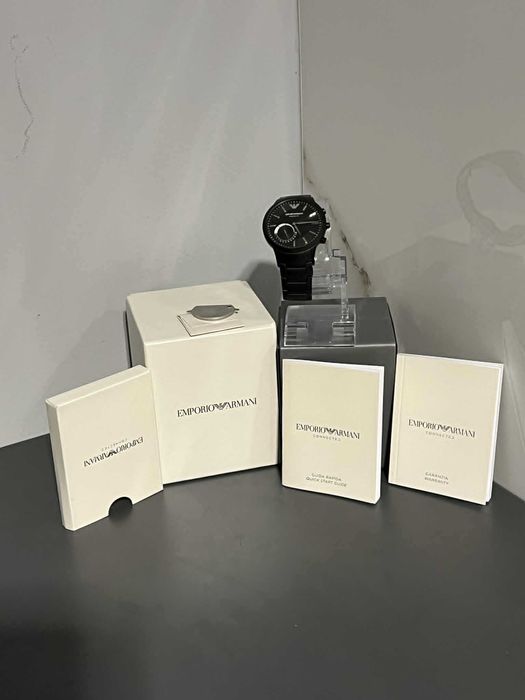 Zegarek Emporio Armani NDW2H, hybrydowy, krokomierz/Komis Krzysiek