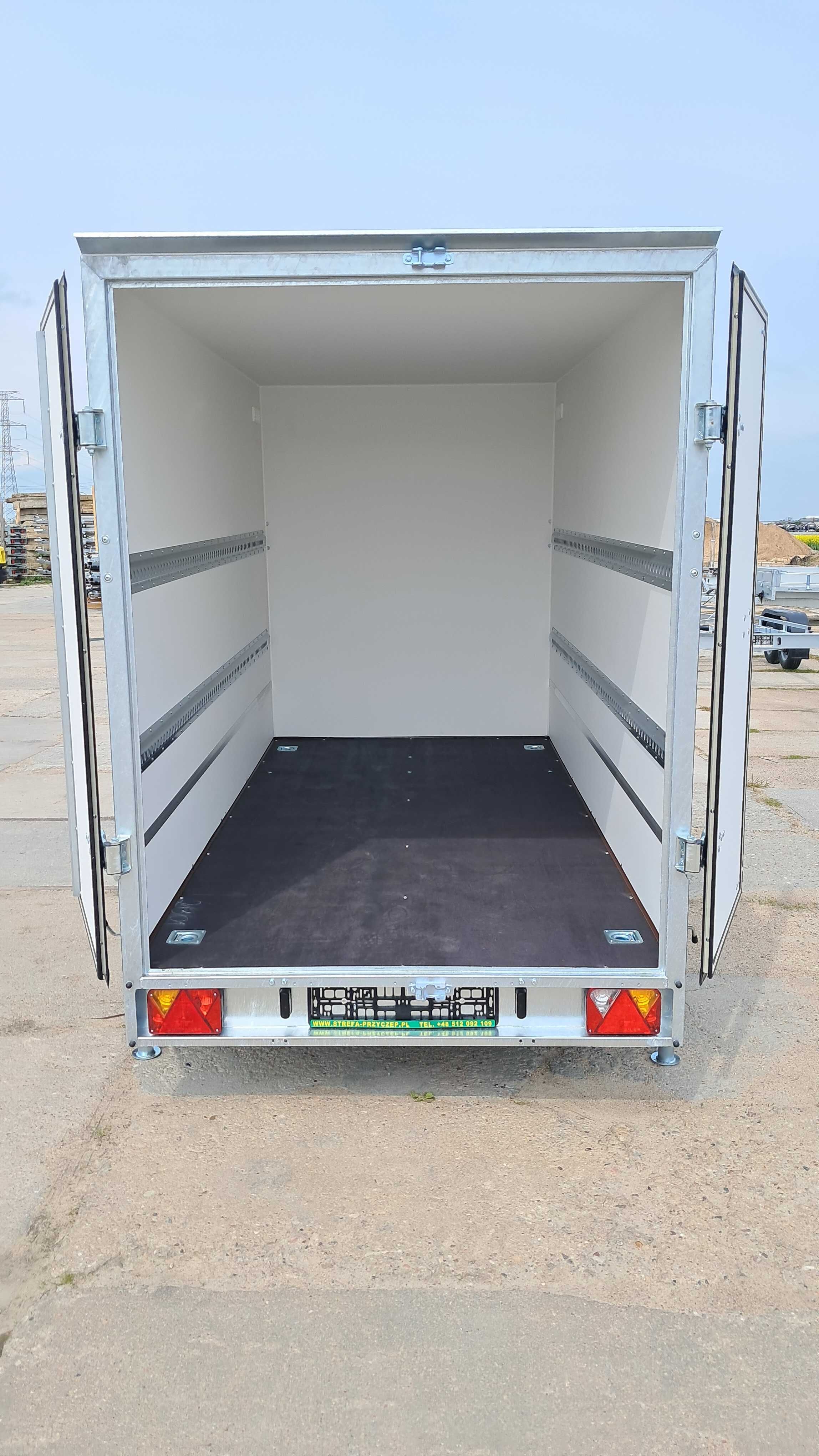 Przyczepa zamykana kontener Martz KARGO 250/2 DMC 750 kg 250x125 cm