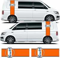 2 x pasy na boki busa Gulf Racing VW t4 t5 t6 caravelle viano vivaro