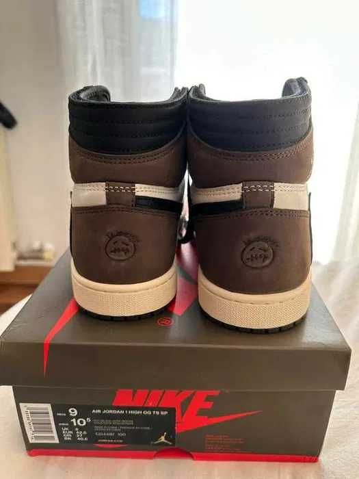 buty Espadryle Jordan_1 High_OG_SP_Travis_Scott_Olive  Espadryle r.44