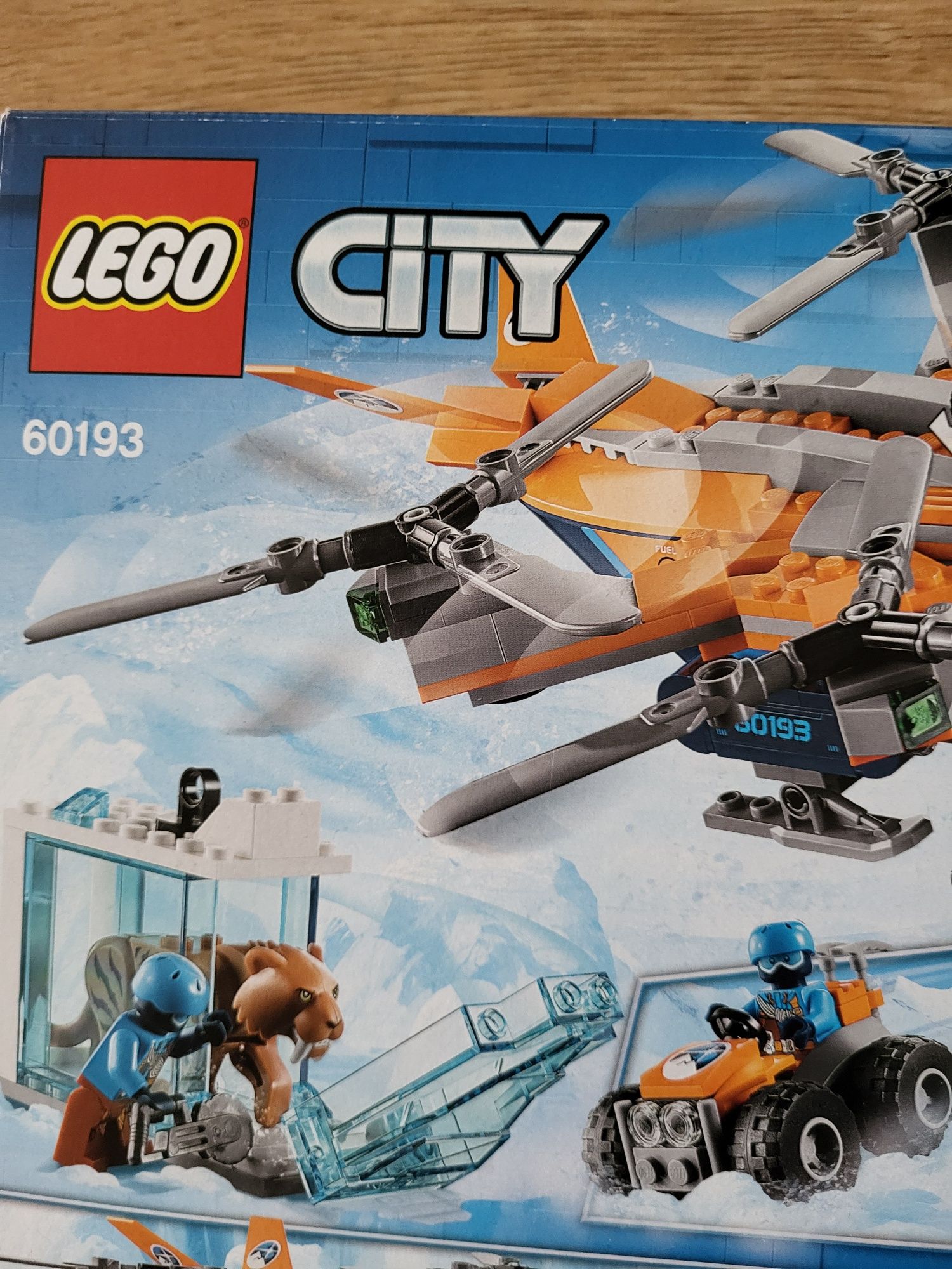 Lego 60193 Arktyczny transport powietrzny kompletetny klocki