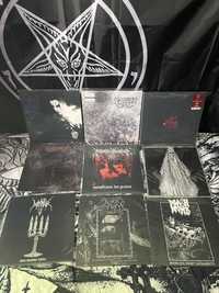 Discos Vinyl Black e Death Metal