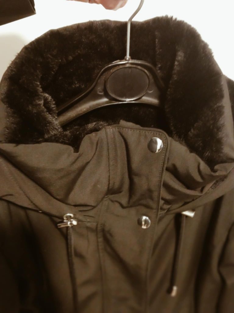 Parka inverno com pêlo