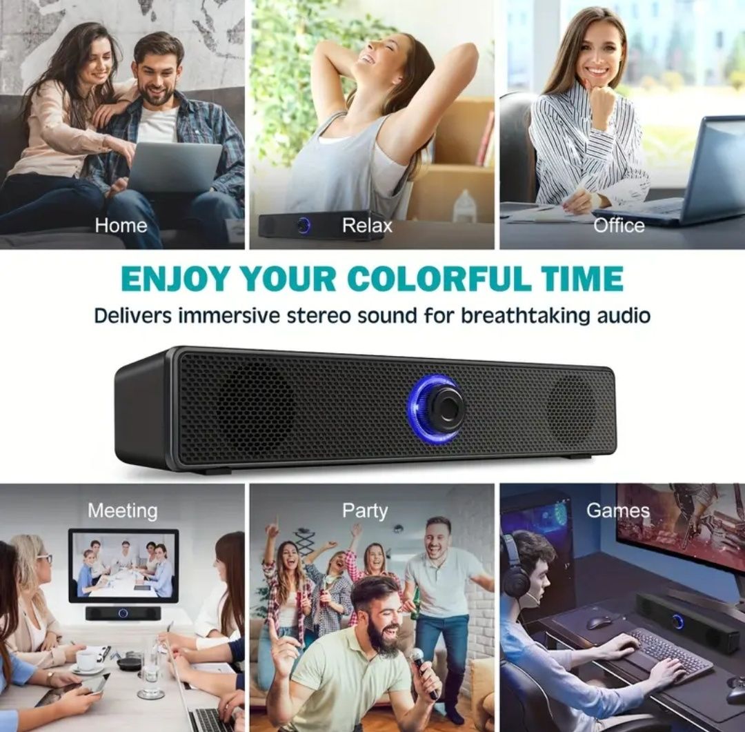 Rewelacyjny nowy soundbar/głośnik do komputera albo małego telewizora!