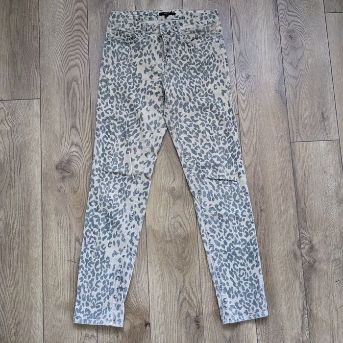 Брюки Lindex, леопардові, вельветові штани