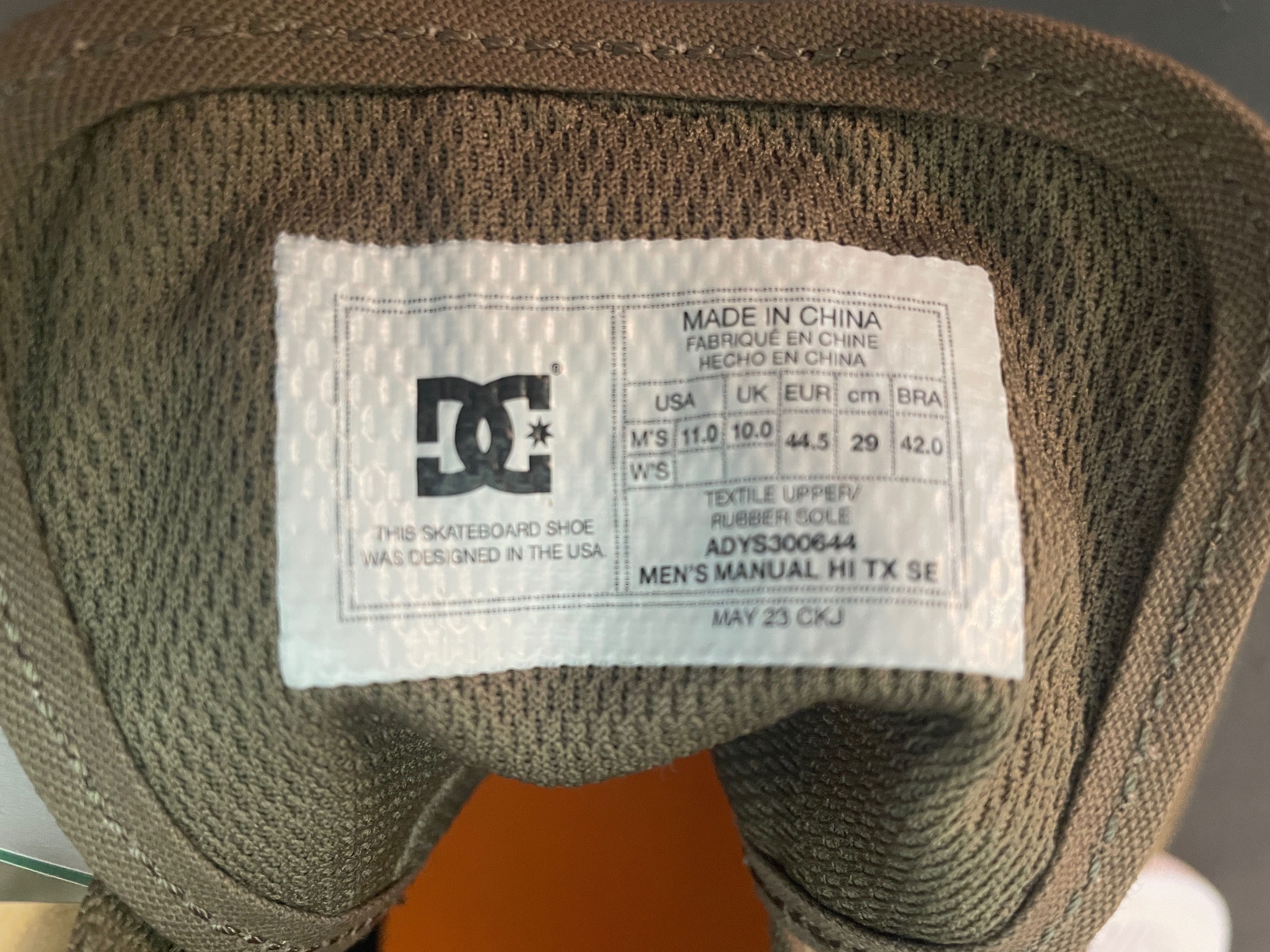 Oryginalne Trampki DC Vegan Friendly olive 44,5-29cm nowe pudełkometki