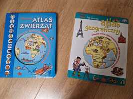 Mój pierwszy Atlas zwierząt i Atlas geograficzny