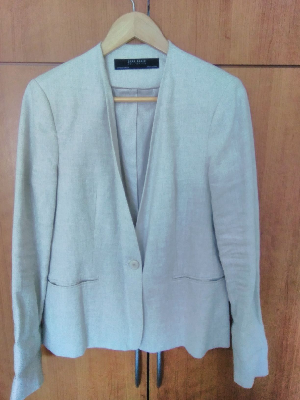 Blazer Zara em linho