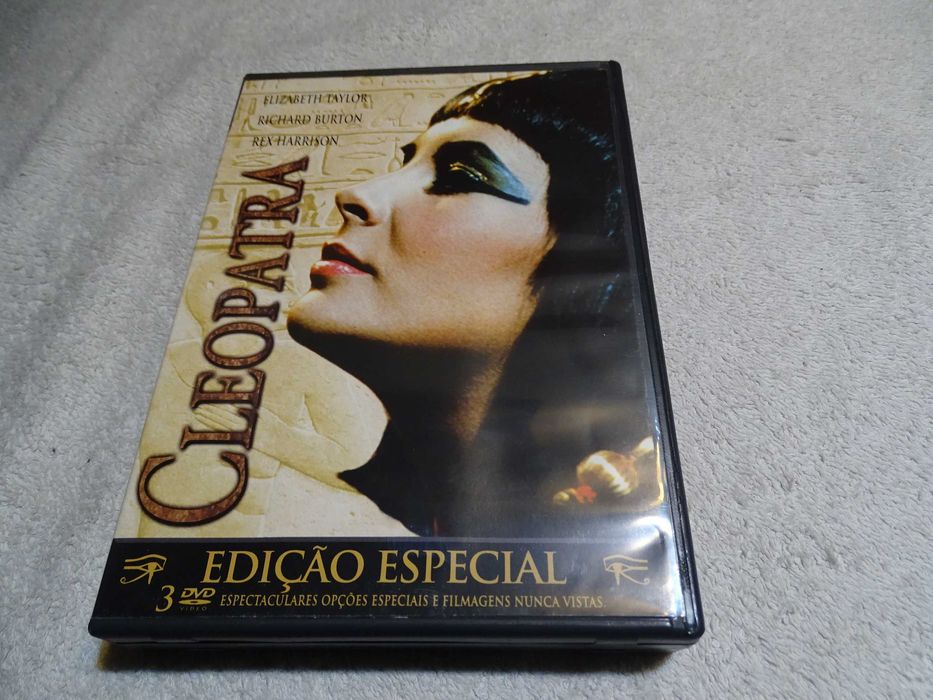 DVD-Cleopatra-Elizabeth Taylor-Edição especial 3 discos