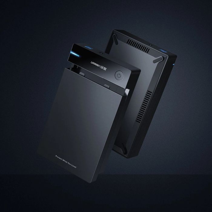 Ugreen kieszeń na dysk HDD obudowa dysku SATA 3,5'' USB 3.0 czarny
