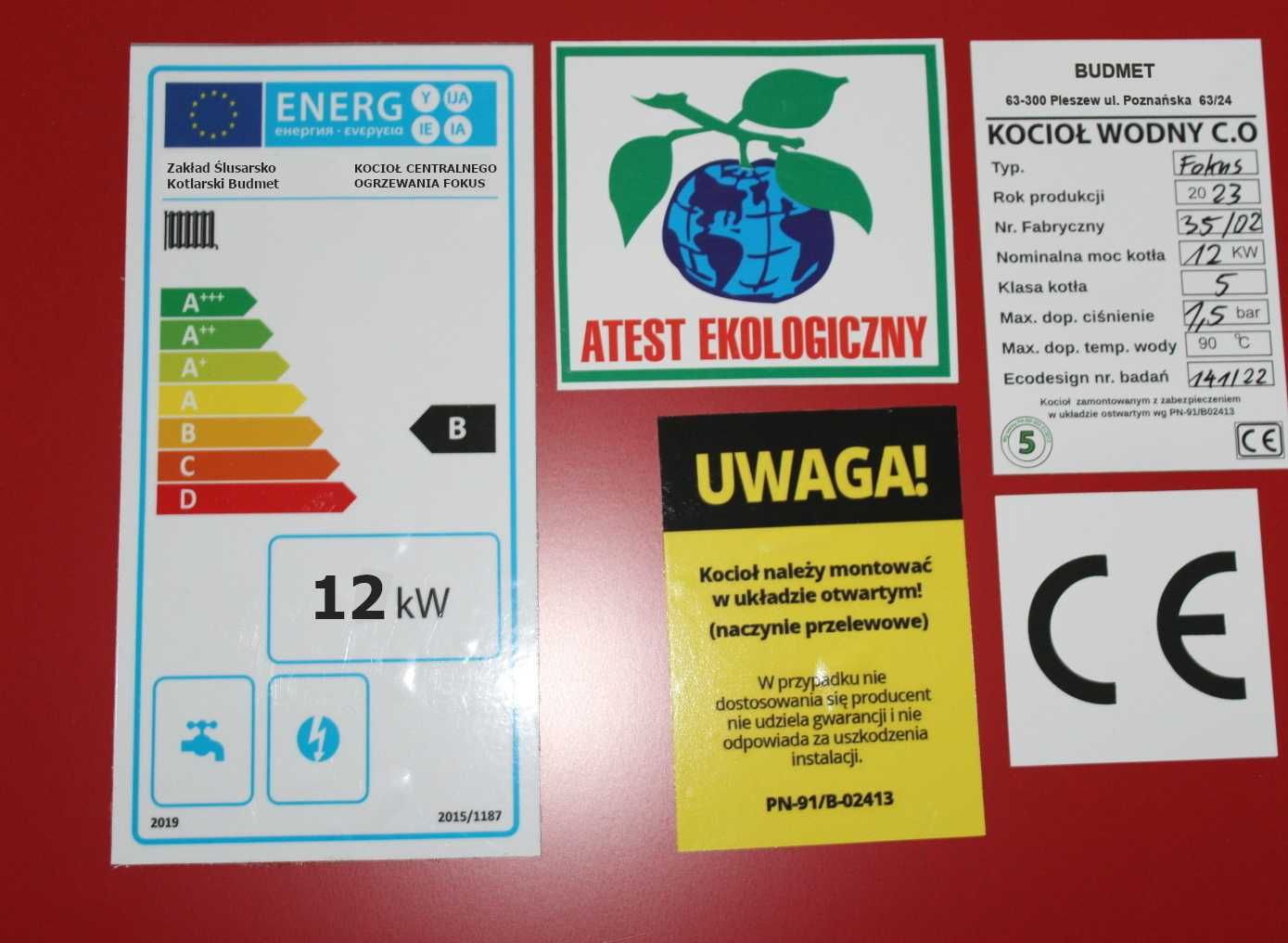 PIEC 12 kW do 100 m2 UniwersumEKO KOCIOŁ Piece KOTŁY Węglowe Drewno