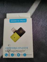 Адаптер Lightning 2 в 1 спліттер Music & Charging splitter