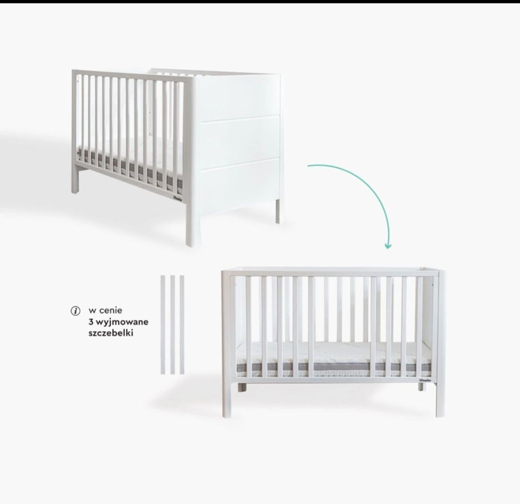Łóżeczko niemowlęce Smooth Cot 120×60