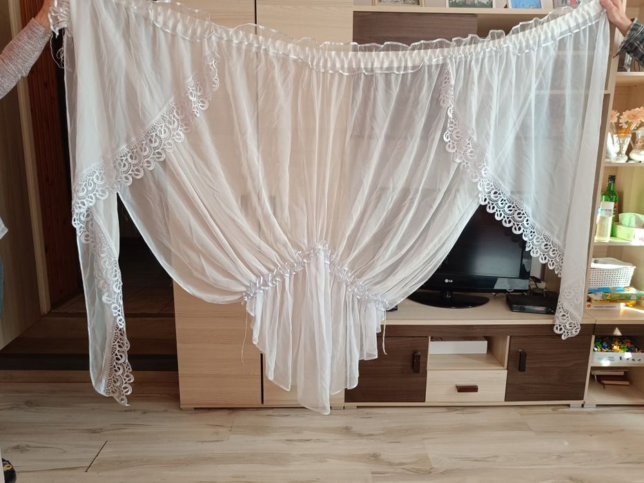 Firanka marszczona taśma