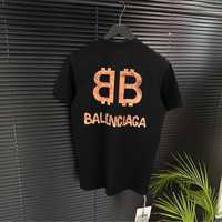BALENCIAGA мужская брендовая футболка оверсайз оригинал