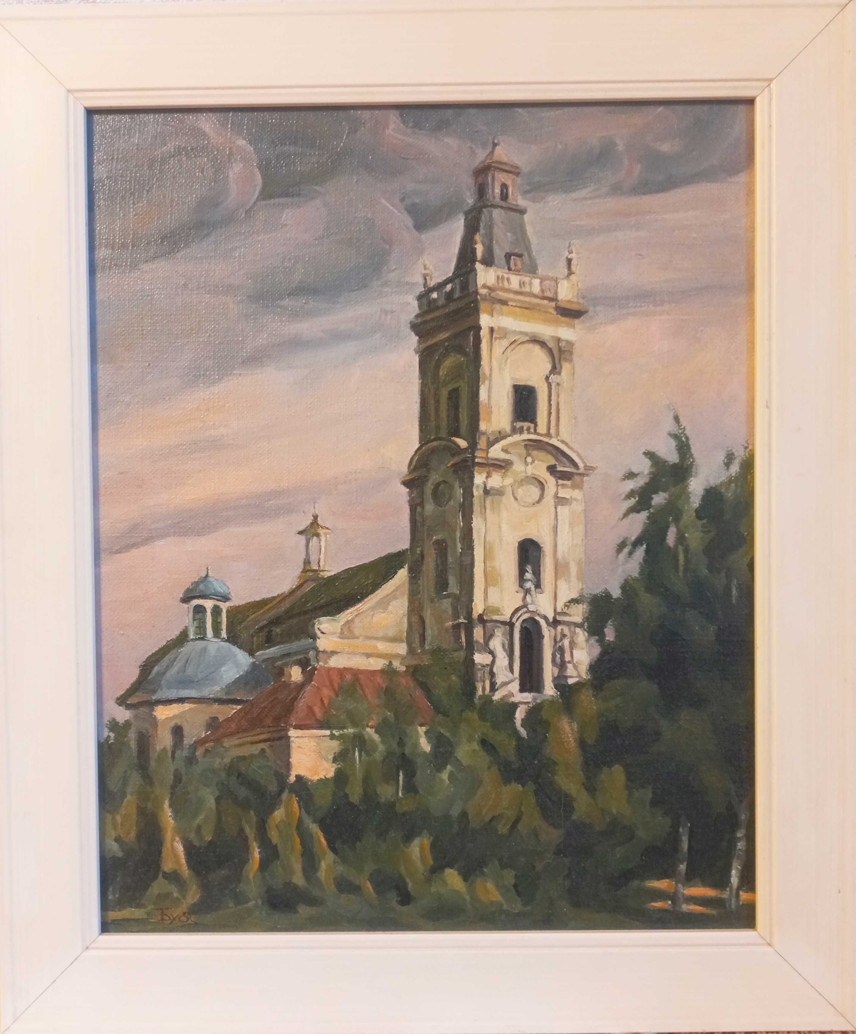 Картина маслом на холсте "Доминиканский собор", г. Каменец-Подольский