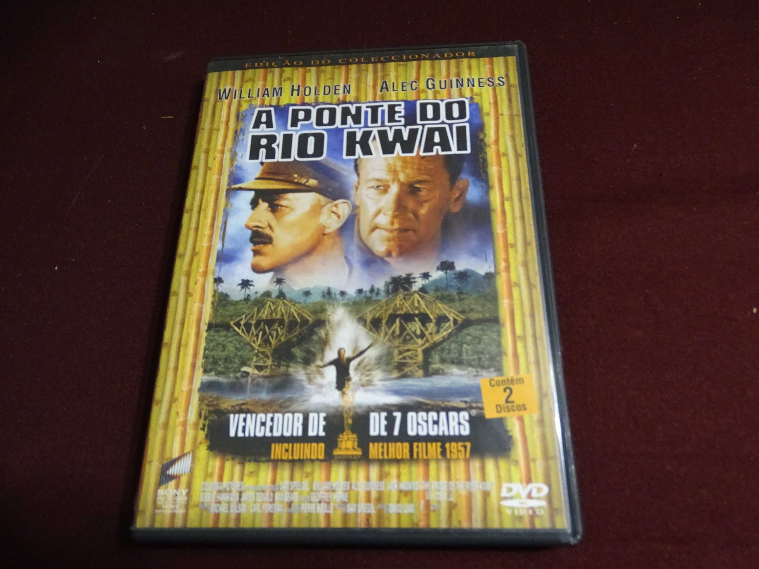 DVD-As pontes do Rio Kwai-William Holden-Edição de coleccionador