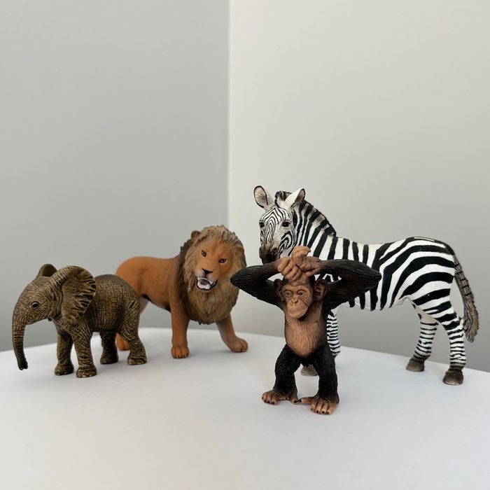 Schleich 42387 - набір "дикі тварини" 4 штуки