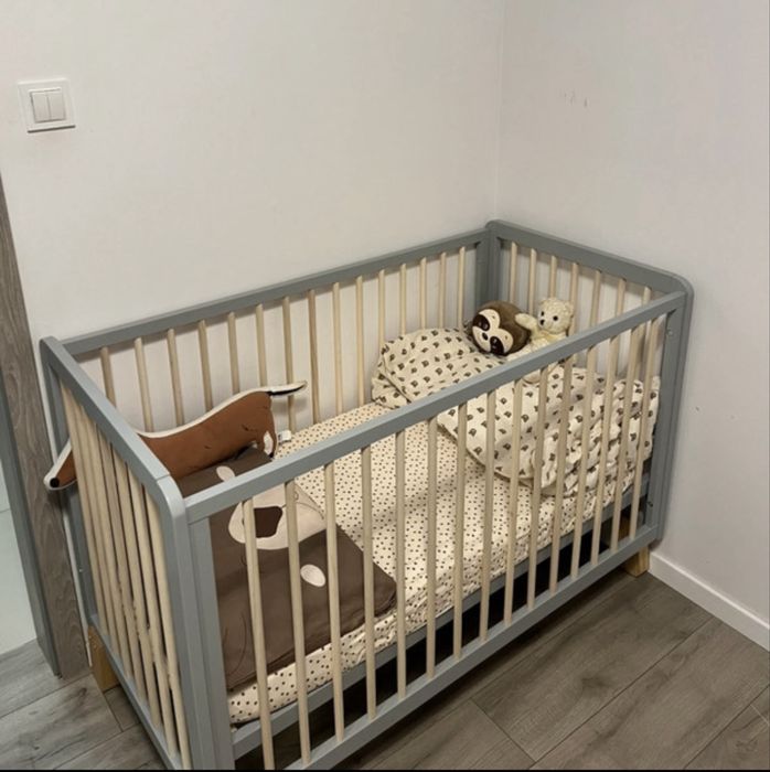 Lozeczko niemowlece 2 w 1 Kinderkraft Lunky