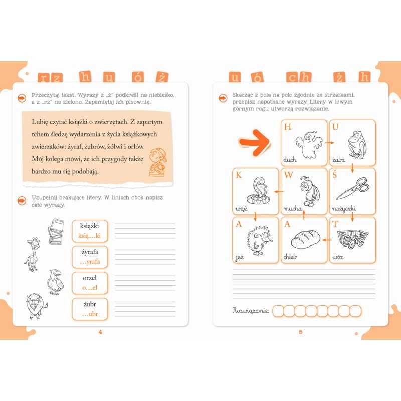 Dyktanda i zabawy ORTOGRAFICZNE KLASA 1 aksjomat
