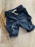 Spodnie bojówki jeansowe r74 H&M