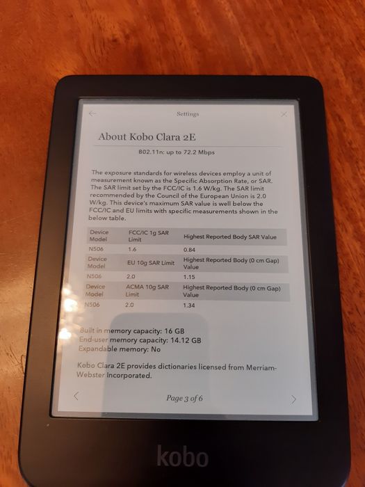 Capa protetora de e-reader Kobo Klara  HD
