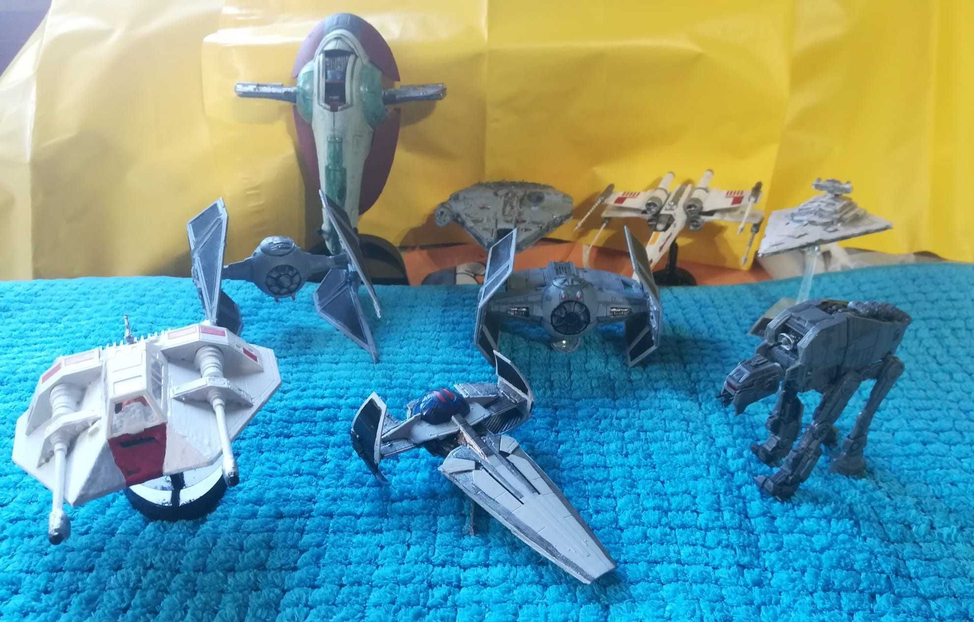 Star Wars - 9 peças montadas e pintadas à mão (modelismo)