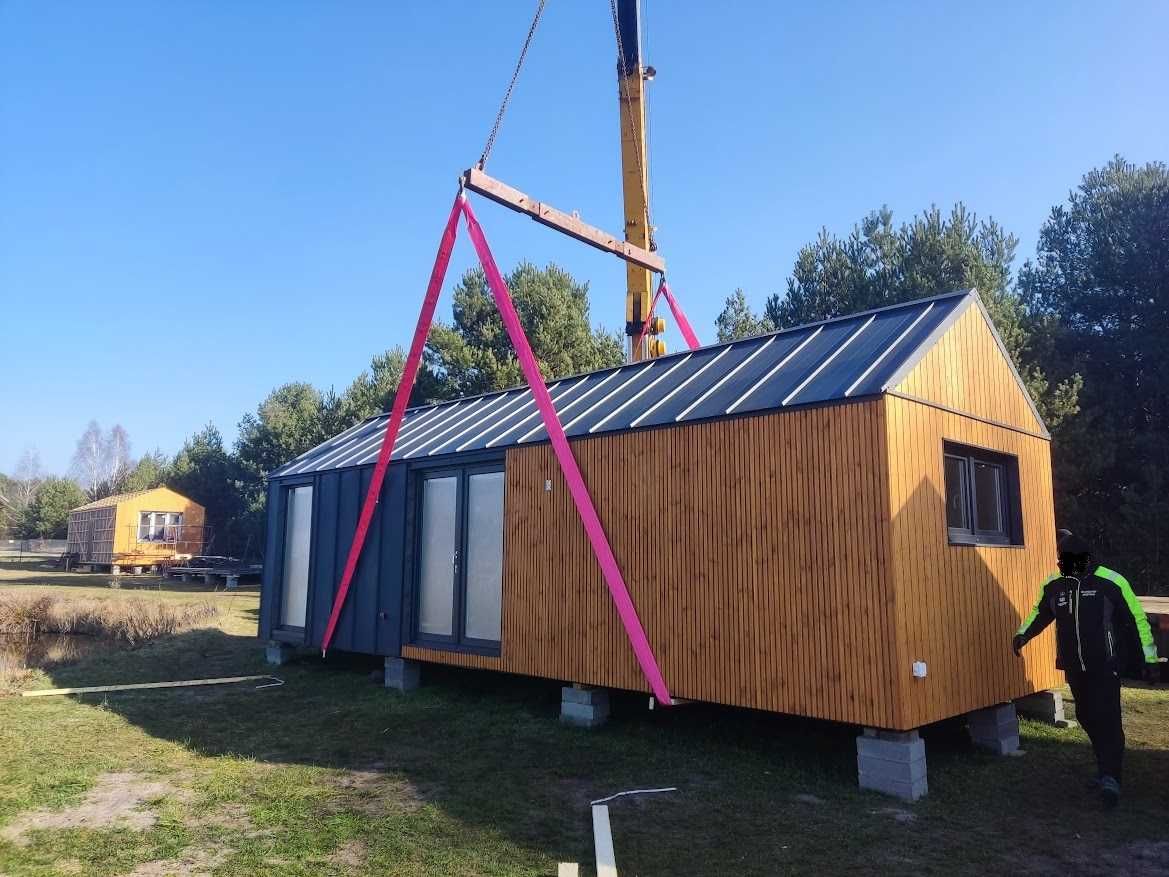 Mobilny dom całoroczny na zgłoszenie tinyhouse stodoła 35m2