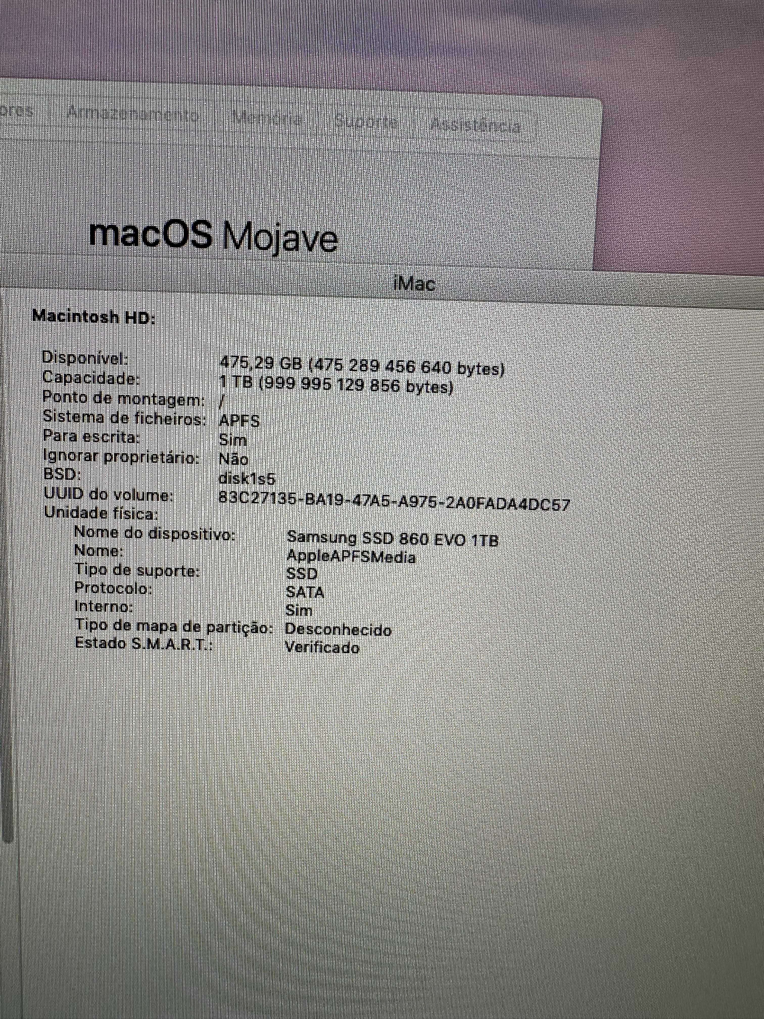 iMac 21,5" | i5 2,7GHz (Quad-Core) | 16GB RAM | SSD 1TB [Finais 2013]