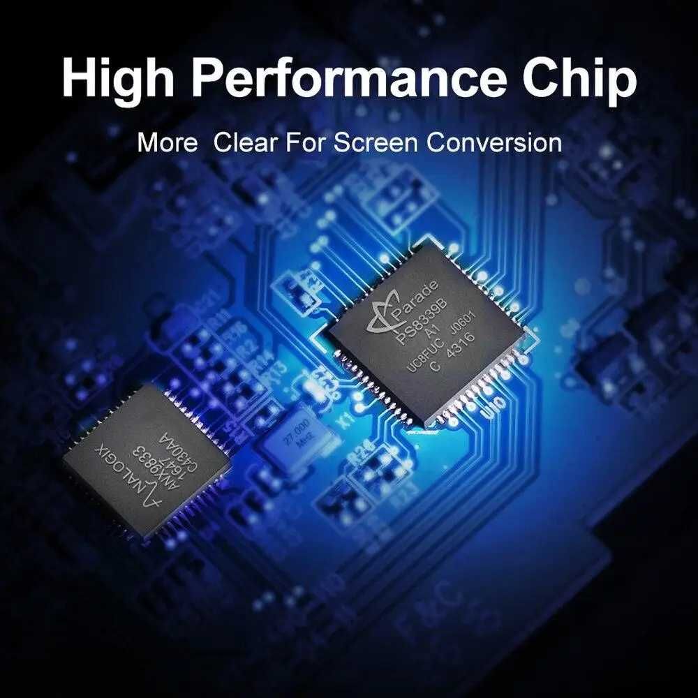 Переходник адаптер конвертер HDMI - VGA со звуком и питанием