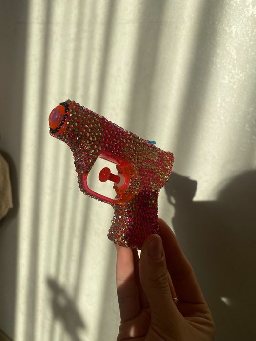 Водний пістолет у стразах | Блискучий водний пістолет